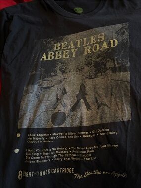 Beatles Abbey Road Graphic Tee in Black